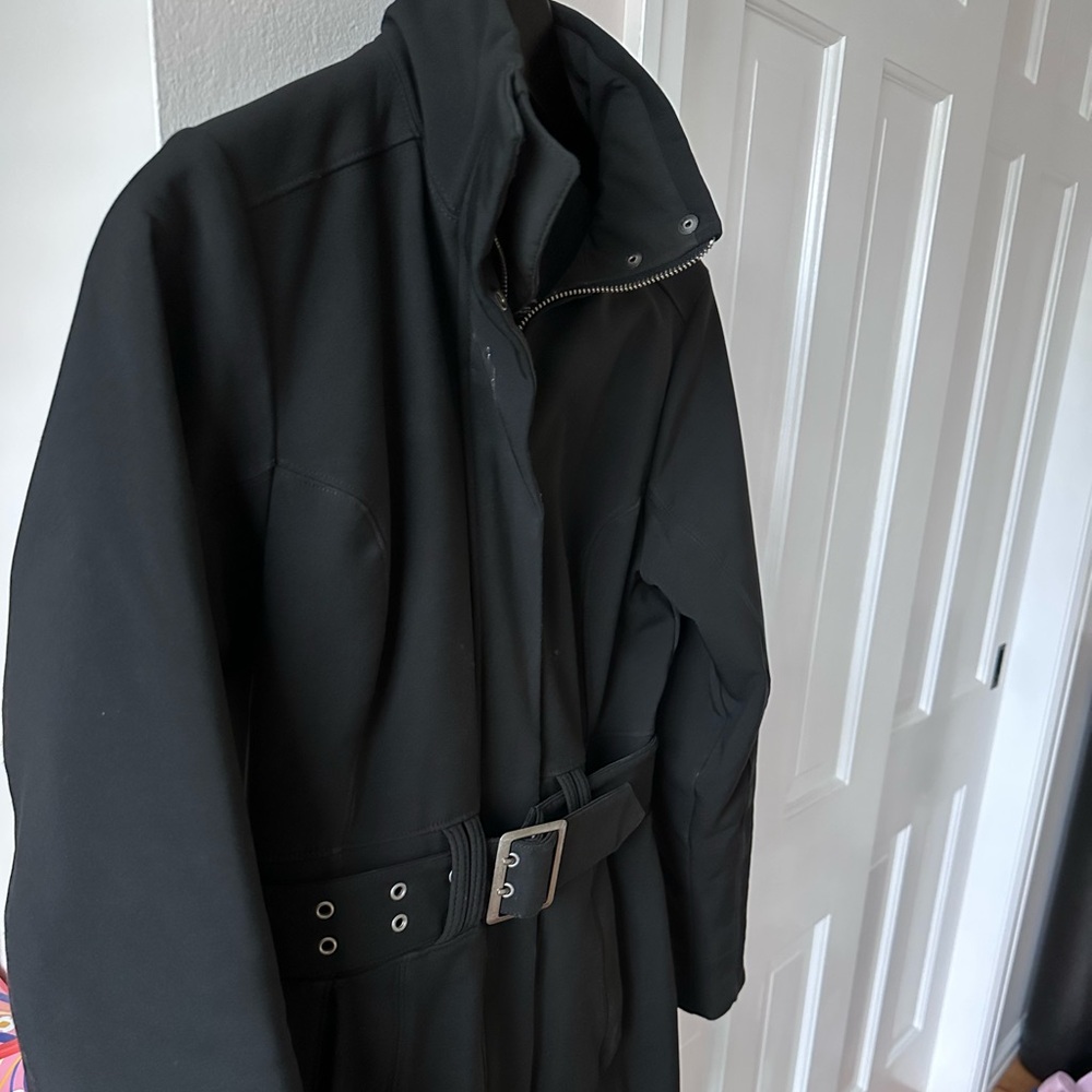 The North Face Primaloft belted coat